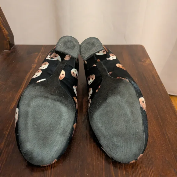 Ballroom Practice Shoes - IDS Heather Split Sole Dog Print - UK 5 / US 7 - Picture 5 of 5